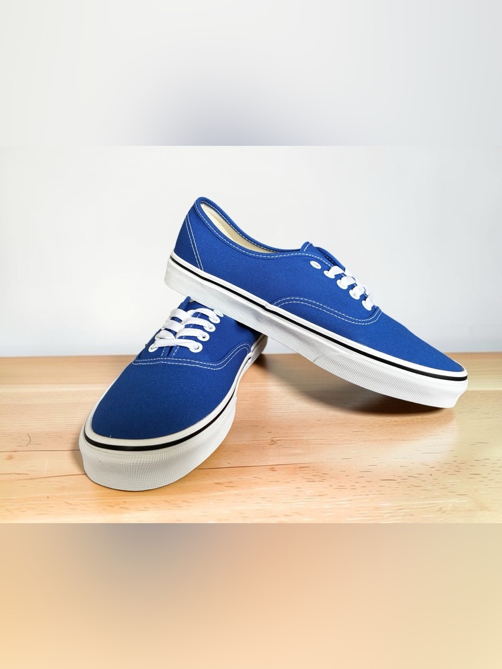 Vans Authentic Canvas Sneaker Size 9 Men - Royal Blue Brand New - Picture 11 of 12